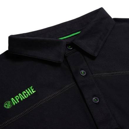 Apache Polo Shirt Black Large
